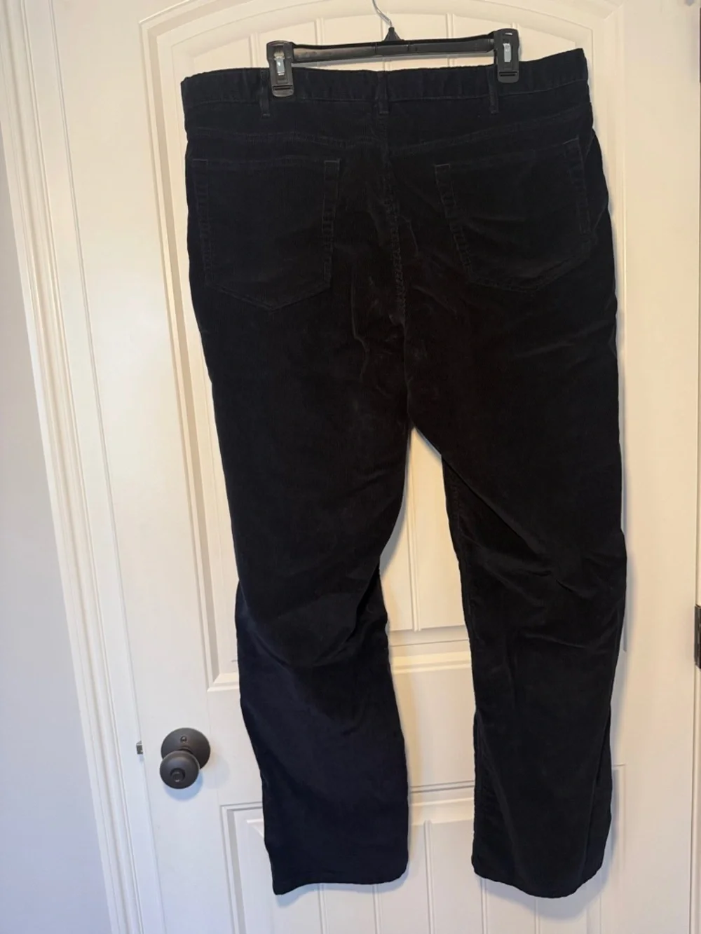 Banana Republic Aiden Fit Men’s Navy Blue Corduroy Pants 38x32 Straight Leg